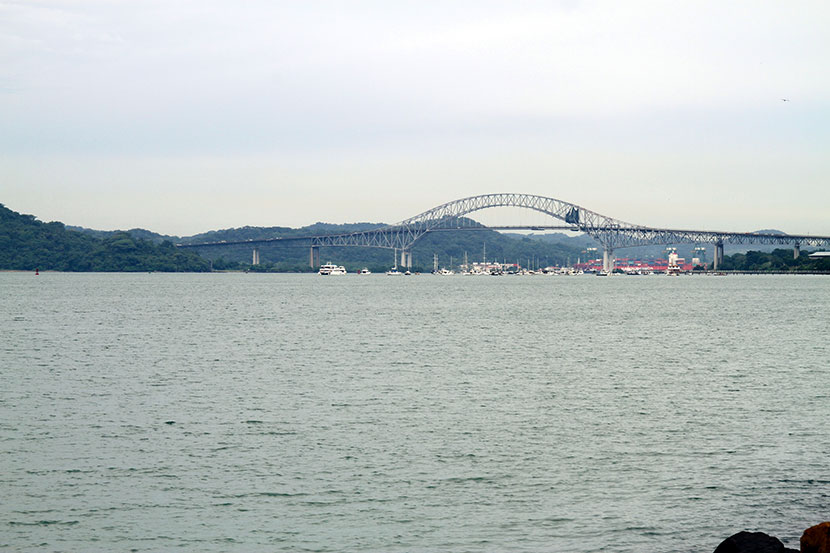 The Bridge of the Americas in Panama.