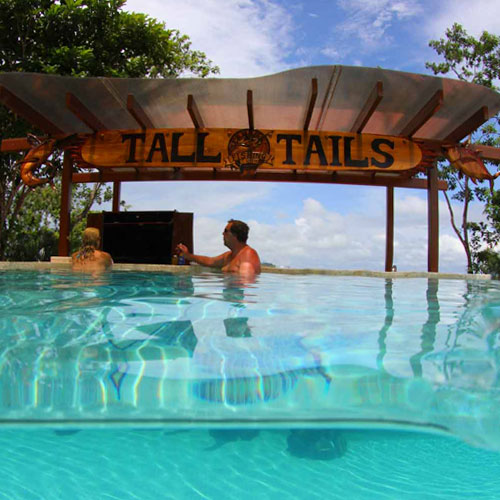 The pool bar at our Panama resort. The pool bar at our Panama resort.