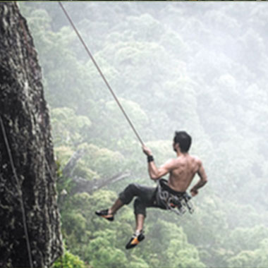 rock_climbing_panama Rock climbing and rappelling in Panama.