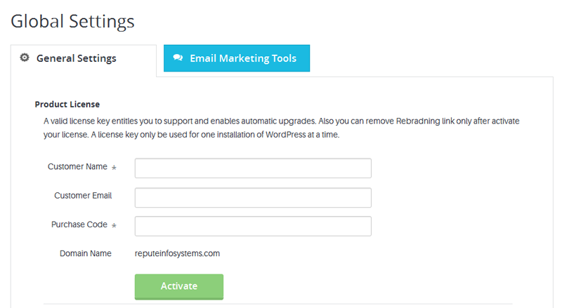 ARForms License Key  Activation